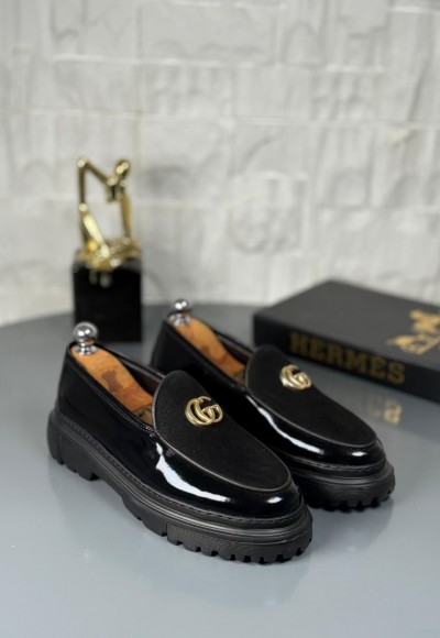 YENİ SEZON GCC PREMİUM CASUAL MODEL - SİYAH RUGAN DERİ