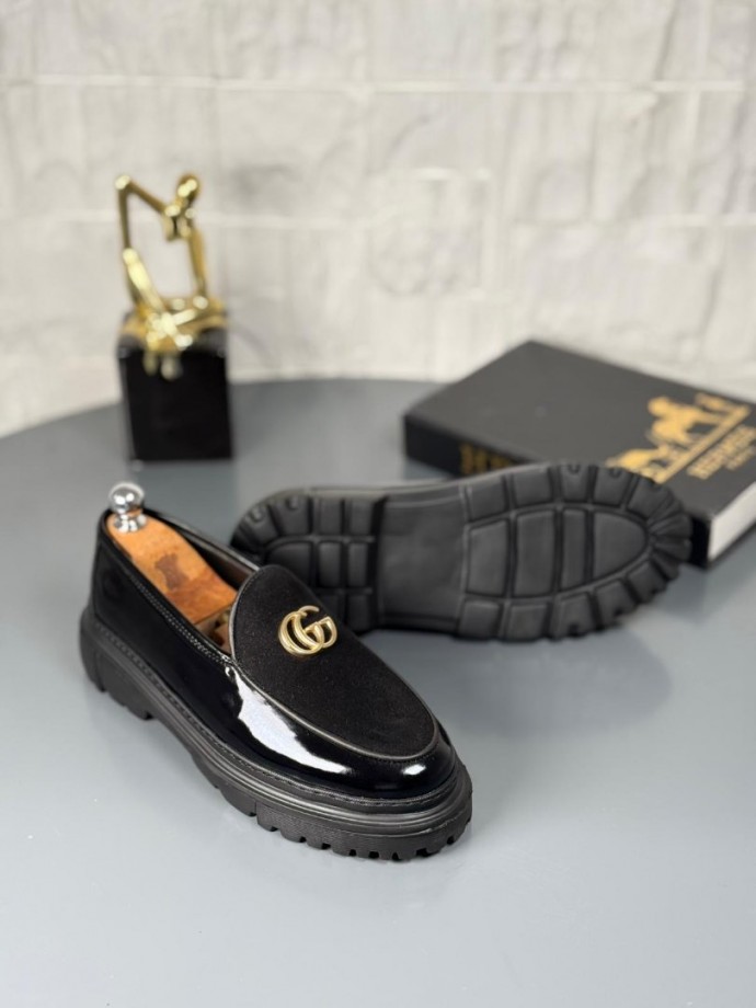 YENİ SEZON GCC PREMİUM CASUAL MODEL - SİYAH RUGAN DERİ