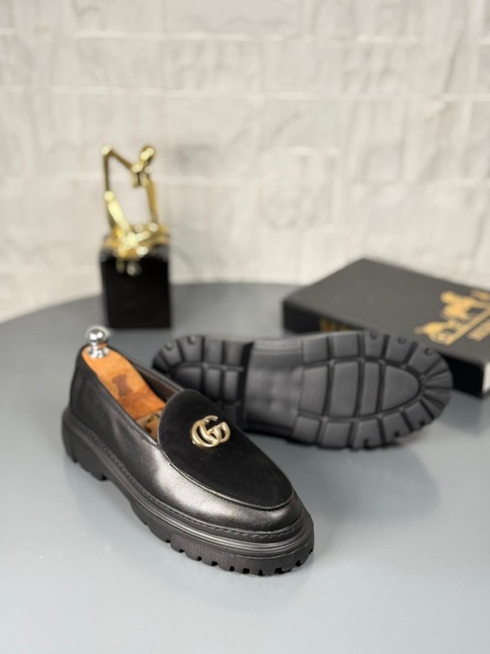 YENİ SEZON GCC PREMİUM CASUAL MODEL - SİYAH MAT DERİ