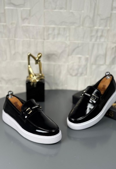 YENİ SEZON PRD PREMİUM CASUAL MODEL - SİYAH RUGAN DERİ