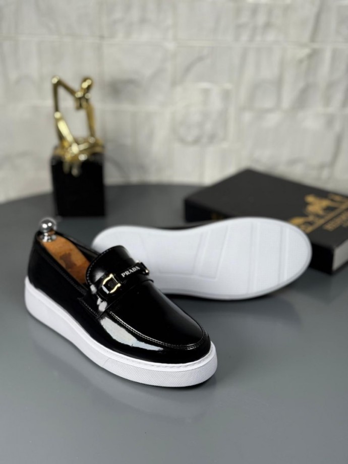 YENİ SEZON PRD PREMİUM CASUAL MODEL - SİYAH RUGAN DERİ