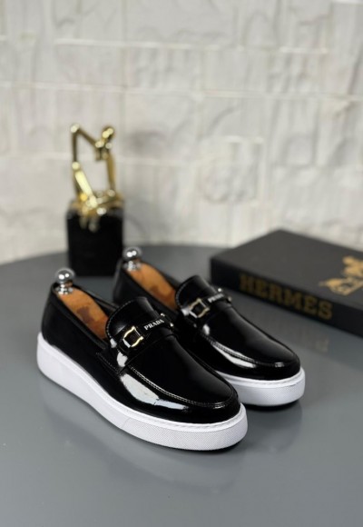 YENİ SEZON PRD PREMİUM CASUAL MODEL - SİYAH RUGAN DERİ