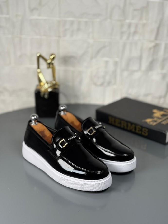 YENİ SEZON PRD PREMİUM CASUAL MODEL - SİYAH RUGAN DERİ