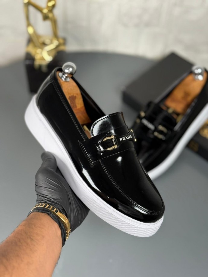 YENİ SEZON PRD PREMİUM CASUAL MODEL - SİYAH RUGAN DERİ