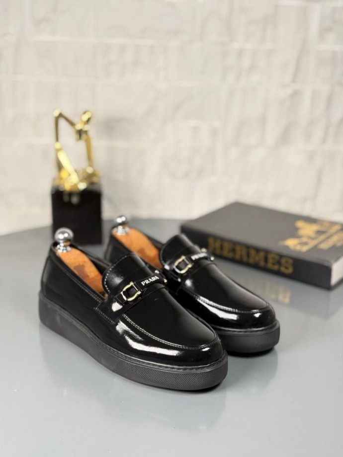 YENİ SEZON PRD PREMİUM CASUAL MODEL - SİYAH RUGAN DERİ