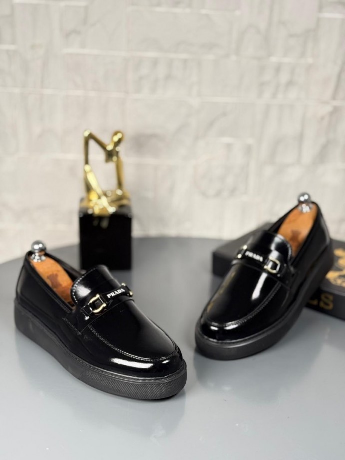 YENİ SEZON PRD PREMİUM CASUAL MODEL - SİYAH RUGAN DERİ