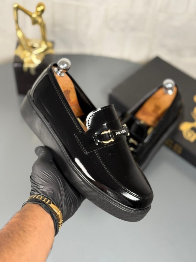 YENİ SEZON PRD PREMİUM CASUAL MODEL - SİYAH RUGAN DERİ