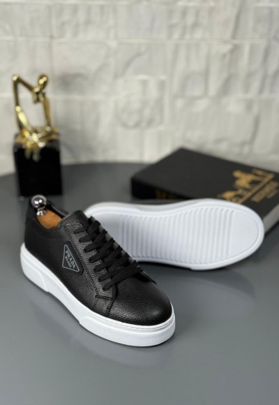 YENİ SEZON PRD PREMİUM CASUAL MODEL - SİYAH MAT DERİ