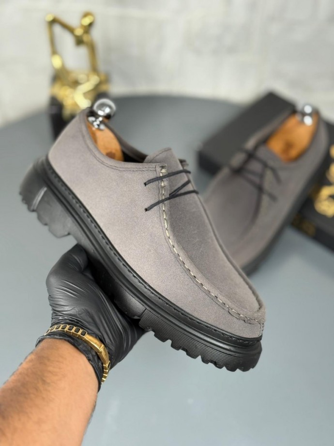 YENİ SEZON ZRA PREMİUM CASUAL MODEL - GRİ SÜET