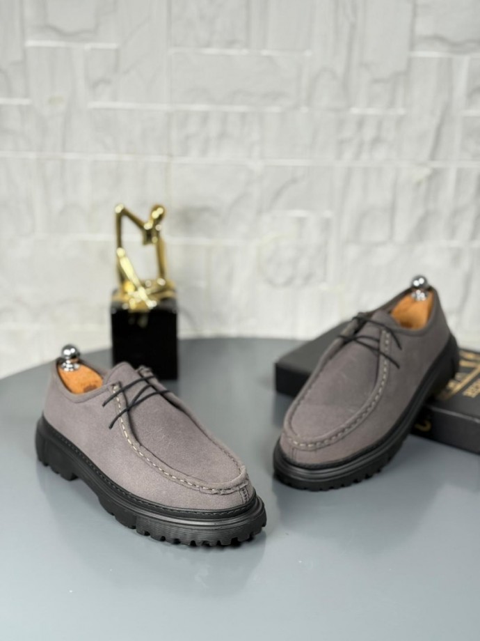 YENİ SEZON ZRA PREMİUM CASUAL MODEL - GRİ SÜET