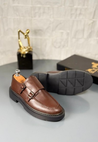 YENİ SEZON ZRA ÇİFT TOKALI PREMİUM CASUAL MODEL - KAHVERENGİ DERİ YENİ SEZON ZRA ÇİFT TOKALI PREMİUM CASUAL MODEL - KAHVERENGİ DERİ