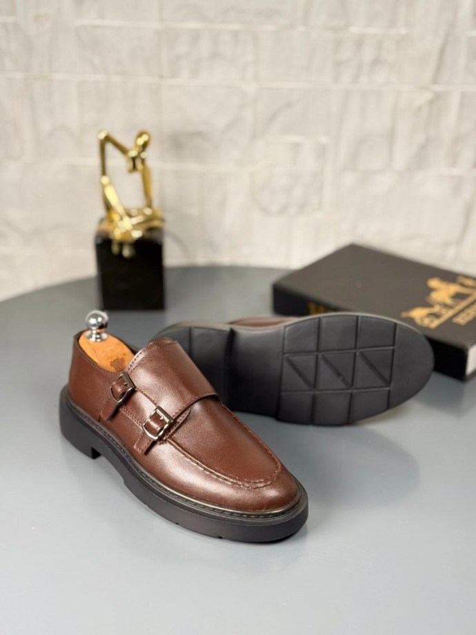 YENİ SEZON ZRA ÇİFT TOKALI PREMİUM CASUAL MODEL - KAHVERENGİ DERİ