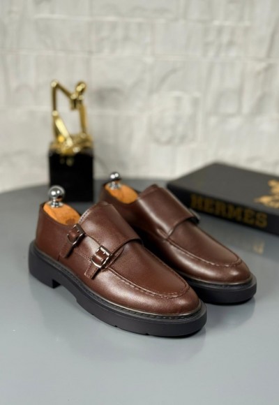 YENİ SEZON ZRA ÇİFT TOKALI PREMİUM CASUAL MODEL - KAHVERENGİ DERİ