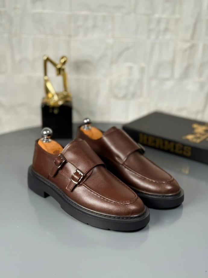 YENİ SEZON ZRA ÇİFT TOKALI PREMİUM CASUAL MODEL - KAHVERENGİ DERİ