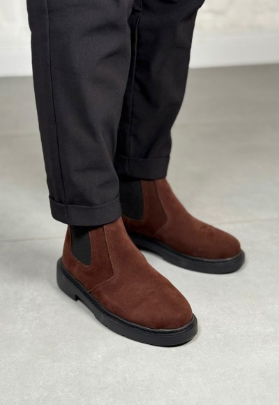  2025 KAHVERENGİ SÜET ZRA EVA TABAN BOT - KAHVERENGİ SÜET