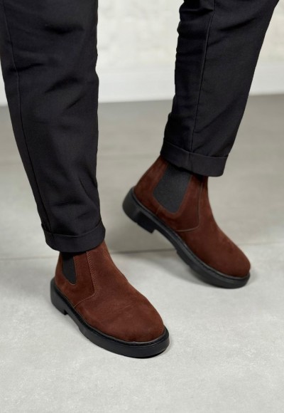  2025 KAHVERENGİ SÜET ZRA EVA TABAN BOT - KAHVERENGİ SÜET