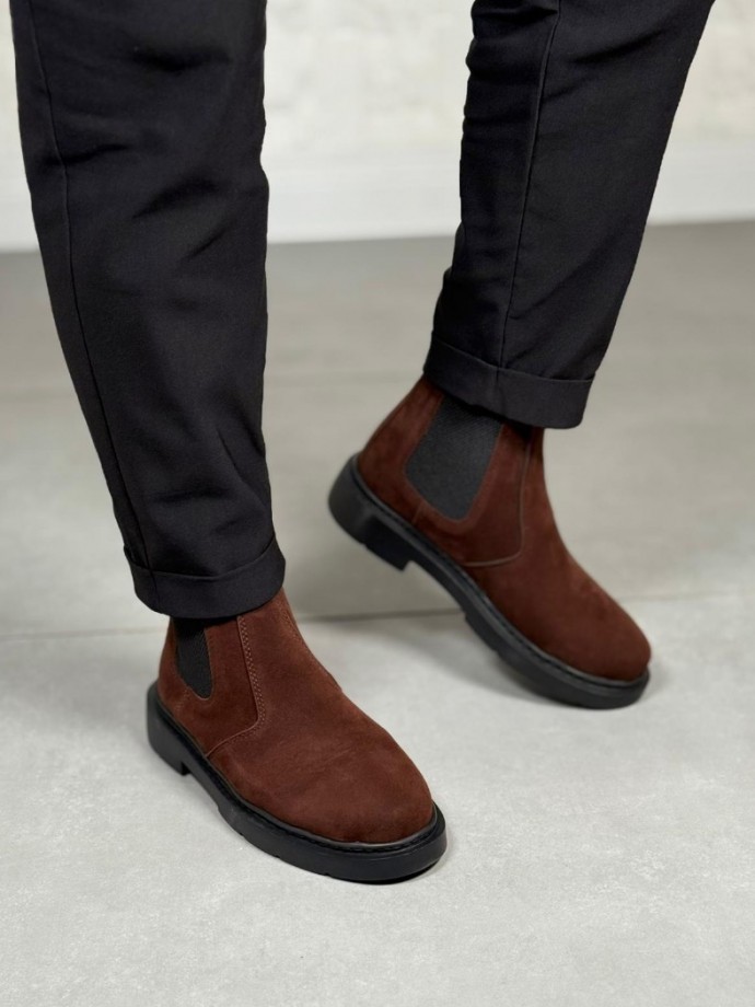  2025 KAHVERENGİ SÜET ZRA EVA TABAN BOT - KAHVERENGİ SÜET