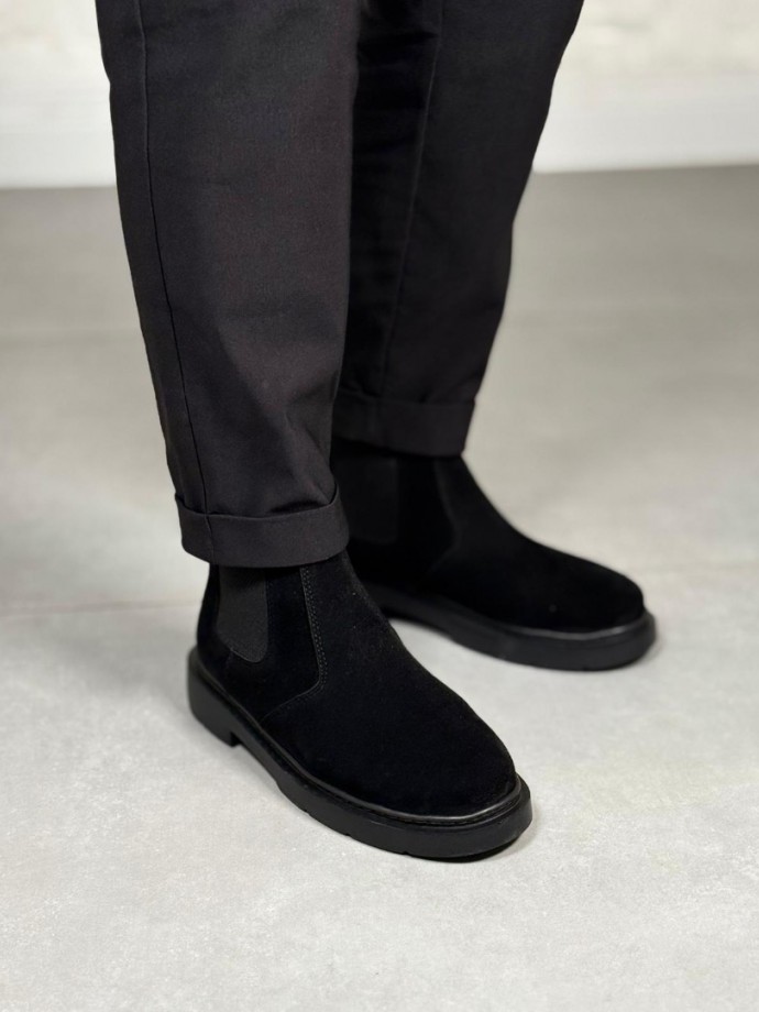  2025 SİYAH SÜET ZRA EVA TABAN BOT - SİYAH SÜET