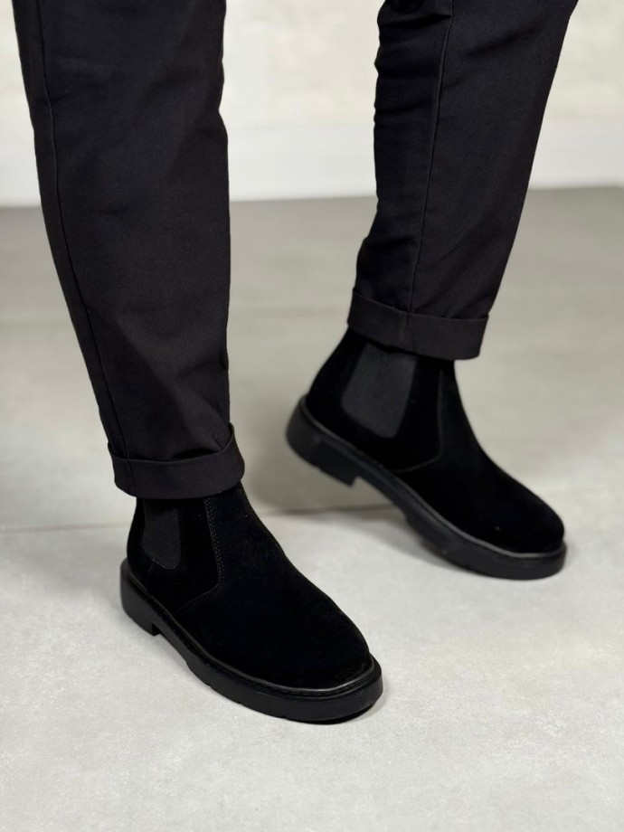  2025 SİYAH SÜET ZRA EVA TABAN BOT - SİYAH SÜET