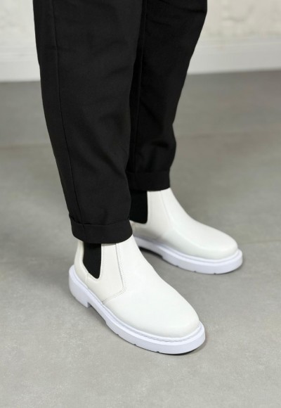  2025 BEYAZ DERİ ZRA EVA TABAN BOT - BEYAZ DERİ