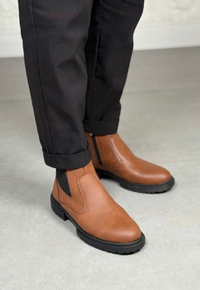 2025 TABA DERİ KIŞLIK CRAZY KAUÇUK TABAN BOT - TABA DERİ BOT