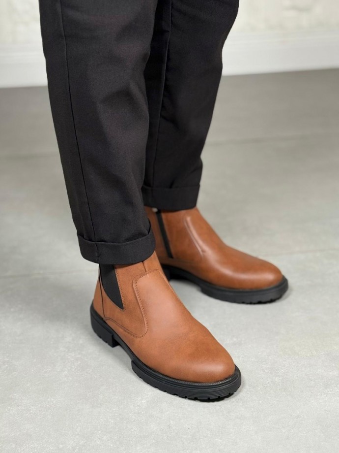 2025 TABA DERİ KIŞLIK CRAZY KAUÇUK TABAN BOT - TABA DERİ BOT