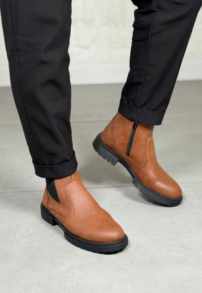 2025 TABA DERİ KIŞLIK CRAZY KAUÇUK TABAN BOT - TABA DERİ BOT