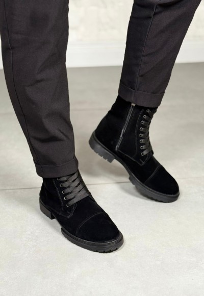  2025 SİYAH SÜET POSTAL EVA TABAN BOT - SİYAH SÜET POSTAL BOT