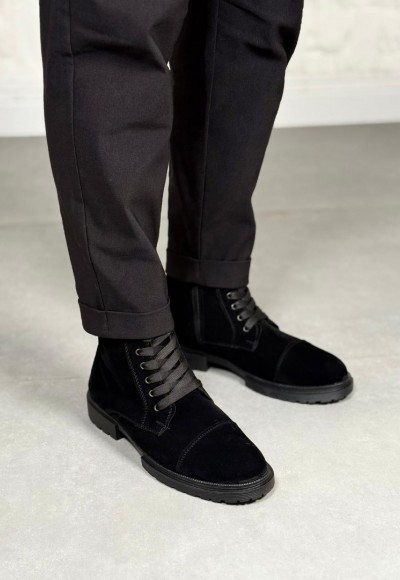  2025 SİYAH SÜET POSTAL EVA TABAN BOT - SİYAH SÜET POSTAL BOT