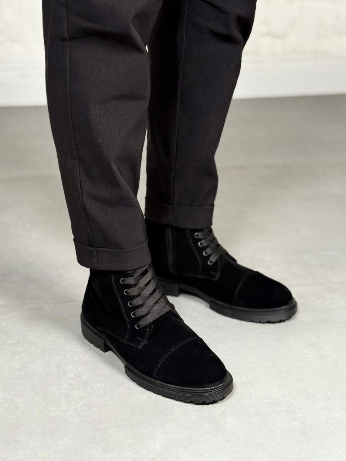  2025 SİYAH SÜET POSTAL EVA TABAN BOT - SİYAH SÜET POSTAL BOT