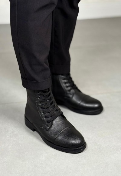  2025 SİYAH DERİ POSTAL EVA TABAN BOT - SİYAH DERİ POSTAL BOT