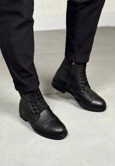  2025 SİYAH DERİ POSTAL EVA TABAN BOT - SİYAH DERİ POSTAL BOT