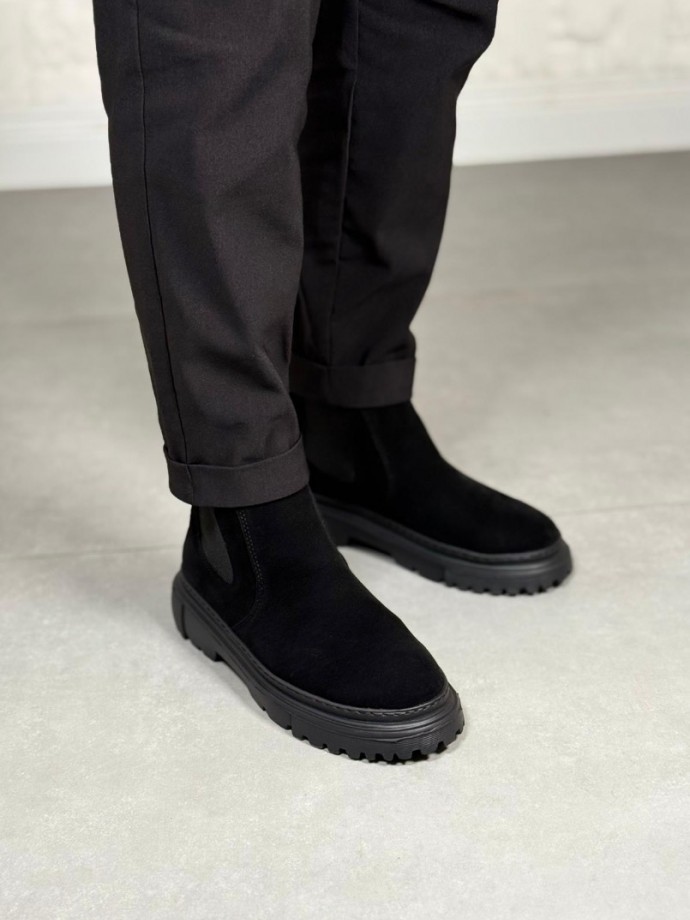 2025 SİYAH SÜET PRD BANDAJLI EVA TABAN BOT - SİYAH SÜET BOT