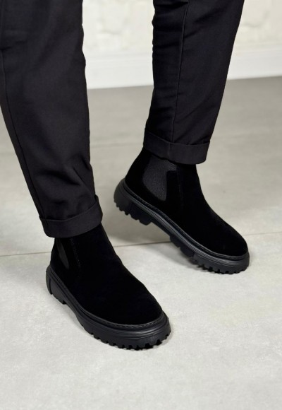 2025 SİYAH SÜET PRD BANDAJLI EVA TABAN BOT - SİYAH SÜET BOT