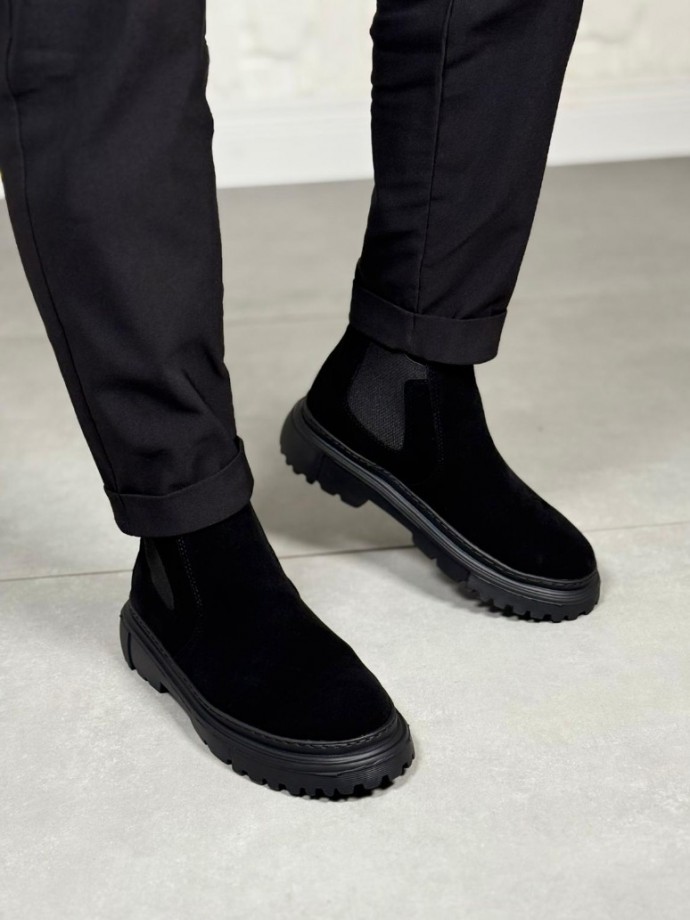 2025 SİYAH SÜET PRD BANDAJLI EVA TABAN BOT - SİYAH SÜET BOT