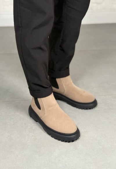 2025 KUM BEJİ SÜET PRD BANDAJLI EVA TABAN BOT - KUM BEJİ SÜET BOT