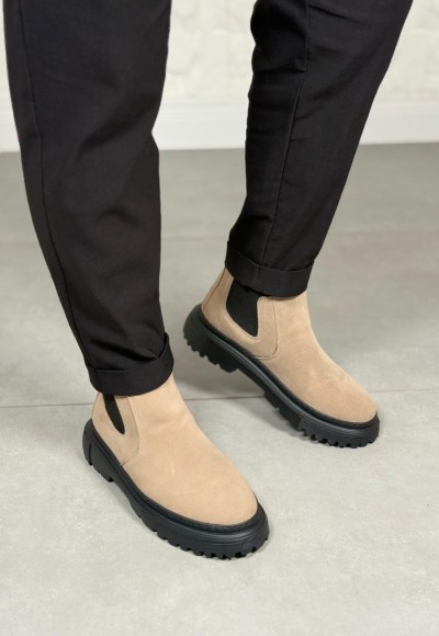 2025 KUM BEJİ SÜET PRD BANDAJLI EVA TABAN BOT - KUM BEJİ SÜET BOT