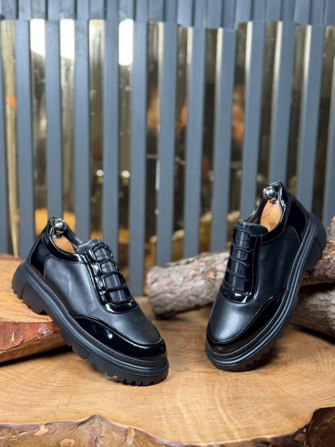  YENİ SEZON ZR PREMİUM CASUAL MODEL - SİYAH RUGAN DERİ