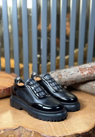  YENİ SEZON ZR PREMİUM CASUAL MODEL - SİYAH RUGAN DERİ