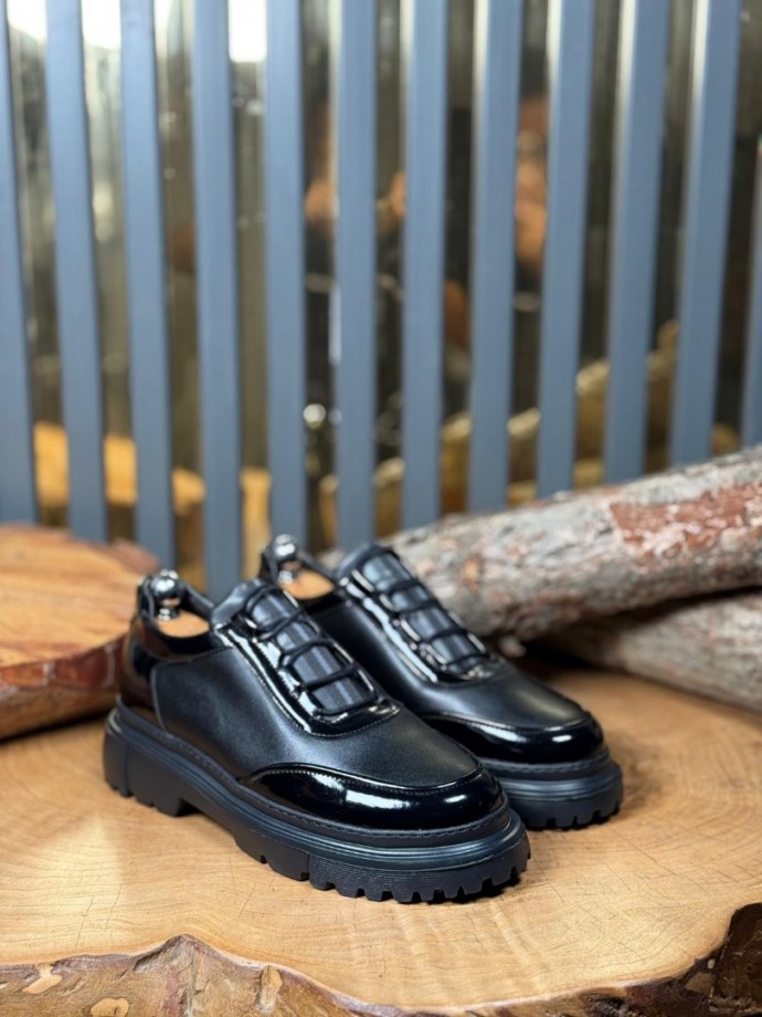  YENİ SEZON ZR PREMİUM CASUAL MODEL - SİYAH RUGAN DERİ