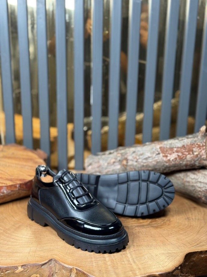  YENİ SEZON ZR PREMİUM CASUAL MODEL - SİYAH RUGAN DERİ