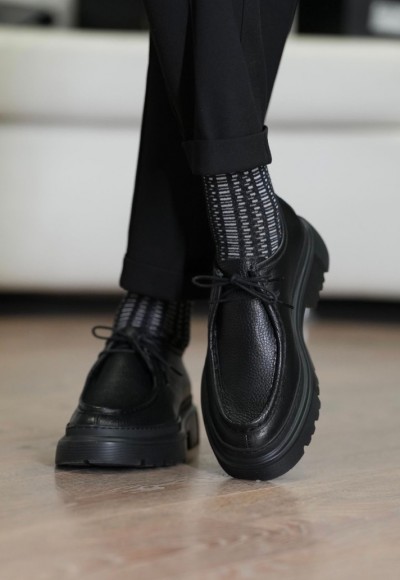 YENİ SEZON ZR PREMİUM CASUAL MODEL - SİYAH PÜTÜR DERİ