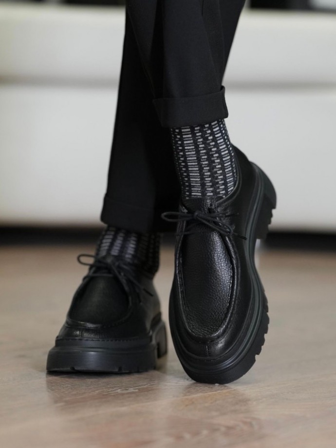 YENİ SEZON ZR PREMİUM CASUAL MODEL - SİYAH PÜTÜR DERİ