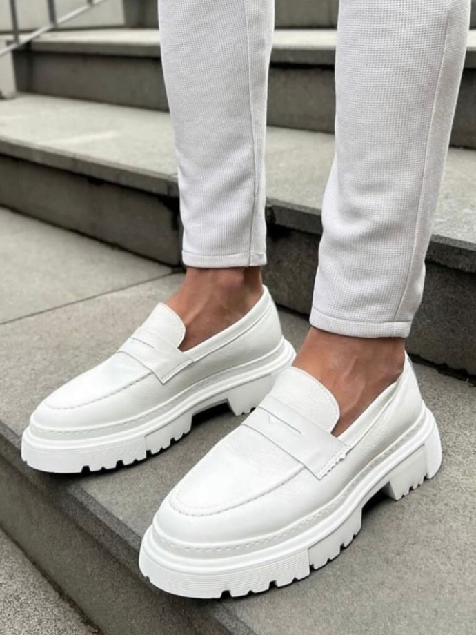 YENİ SEZON ZR PREMİUM CASUAL MODEL - BEYAZ DERİ