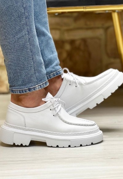 YENİ SEZON ZR PREMIUM CASUAL MODEL - BEYAZ DERİ