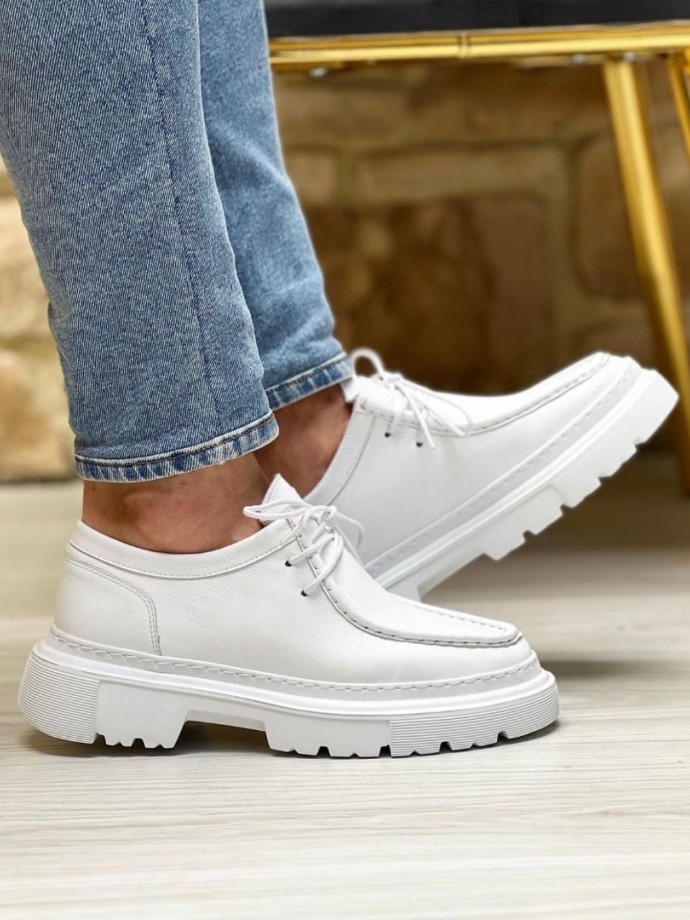 YENİ SEZON ZR PREMIUM CASUAL MODEL - BEYAZ DERİ