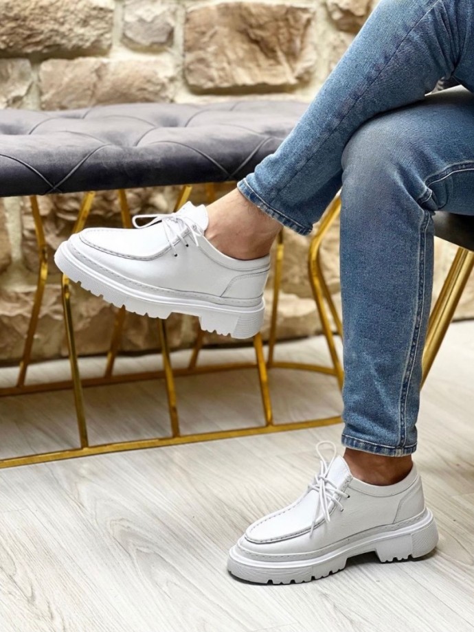 YENİ SEZON ZR PREMIUM CASUAL MODEL - BEYAZ DERİ