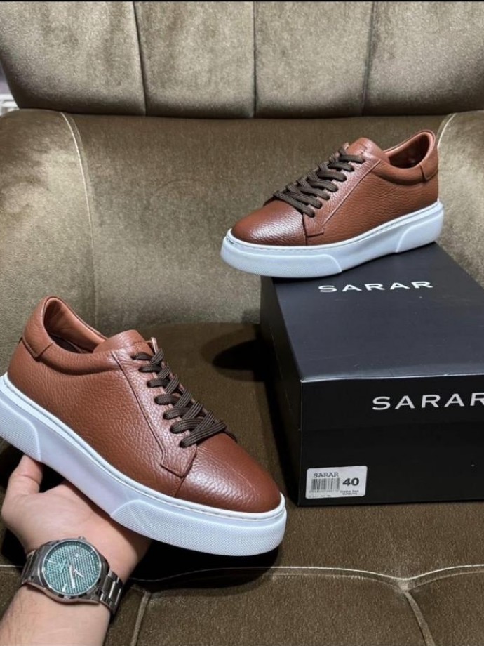 YENİ SEZON CASUAL SR MODEL - TABA DERİ