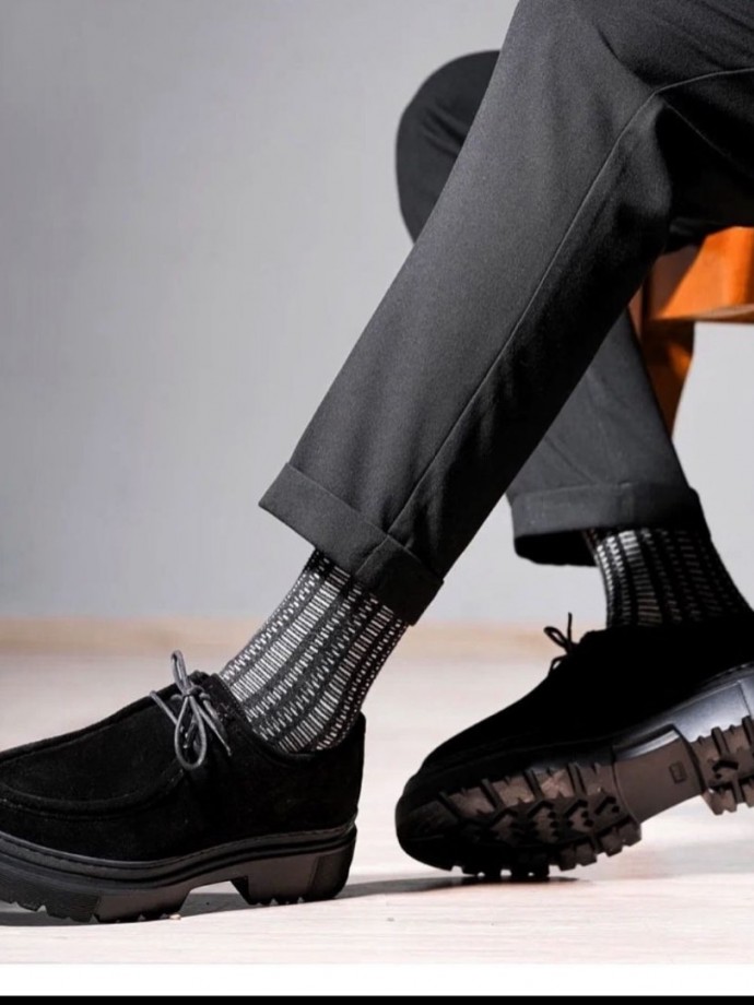 YENİ SEZON ZR CASUAL MODEL - SİYAH SÜET DERİ