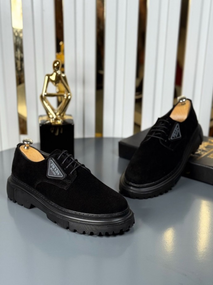 YENİ SEZON PRD CASUAL MODEL - SİYAH SÜET DERİ